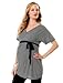 Deals Sales A Pea in the Pod: Short Sleeve V-neck Tie Detail Maternity T Shirt Shop