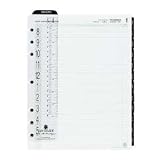 DTM94010 - 12-Month Calendar Refill, 8am-6pm, 2PPD, 8-1/2x11
