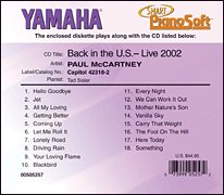 Paul McCartney - Paul Mccartney - Back in the U. S., Live 2002 (2-disk Set) (UK Import) - Zortam Music