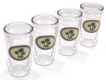Tervis 16oz. Set Of Four Palm Tree Tumblers