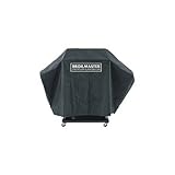 Broilmaster Full Length Premium Grill Cover For P, H, And R Series Grills On Cart With Two Side Shelves