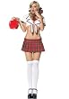 4PC Miss Prep Schoolgirl Sexy Holiday Party Costume