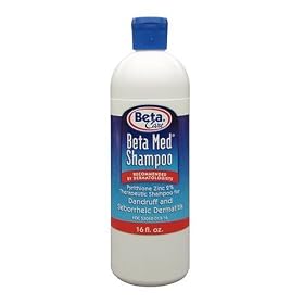 Beta Care Beta Med Shampoo, Dandruff and Seborrheic Dermatitis, 16-Ounce Bottles (Pack of 2)