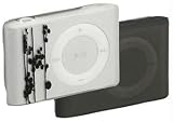 CASE LOGIC ISS-1-CG IPOD SHUFFLE SILICONE CASE, 2 PK (CLEAR/DARK GRAY)