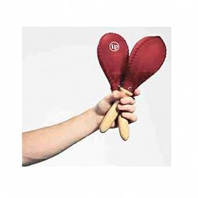 Latin Percussion LP393-RH Salsa Rawhide Maracas Nat'Rl