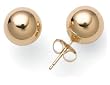 14k Yellow Gold 8mm Ball Earrings