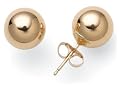 14k Yellow Gold 8mm Ball Earrings