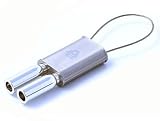 Review AutoArt  / Die-cast Model Accessories Exhaust Keychain ( scale in Silver)
