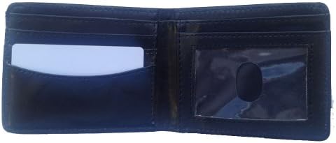 Flaming Fire 666 Red &amp; Black Pentagram Devil Symbols Bi-Fold Wallet