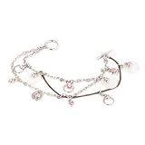 Ava Pink Rose Bracelet