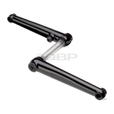 Profile BMX Cranks 175mm with Ti Spindle Black (no BB)