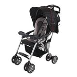 Combi Flex Stroller - Black/ Chili