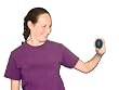 Cando Gel Squeeze Ball - Large Cylindrical - Black - X-Heavy, Item- 10-1895