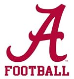 ALABAMA CRIMSON TIDE FOOTBALL clear vinyl decal car truck sticker