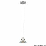 Quoizel VR1501ES Venture Light Rod Hung Mini Pendant, Empire Silver