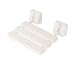 Provex 0001RD31 Animo Badsicherheits-Sortiment Duschklappsitz, wei�, beschichtetes Aluminium