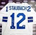 Roger Staubach autographed Dallas Cowboys Football Jersey
