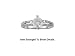 Fanzy Genuine 925 Sterling Silver Cubic Zirconia Engagement Ring