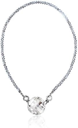 Swarovski Crystal Necklace Platinum 10 Way Neckalce
