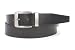 Men's 1 1/4 Inch (34 mm) Top Grain Cowhide Plain Leather Belt with Clamp Buckle
