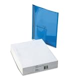 AVERY-DENNISON / Clear front report covers, 1/2 capacity, light blue / AVE47799 / Sold as 1 Box / Mfr Part # 47799 \*/ Clear front report covers, 1/2 capacity, light blue
