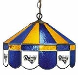 Imperial St. Louis Rams Licensed 16-Inch Diameter Stained Glass Pub Light