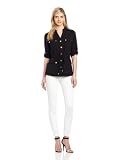 Calvin Klein Womens Safari Shirt Jacket, Black, 16 310UPAfEzkL. SL160 Calvin Klein Womens Safari Shirt Jacket, Black, 16