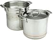 All-Clad Copper Core Stainless Steel Pasta Pentola with Insert 7-qt.