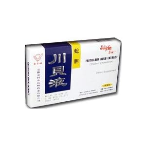 Fritillary Bulb Extract (Less Sweet) Oral Liquid (Shedan Chuanbei Ye) 6 Vials X 3 by 