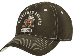 Cleveland Browns Reebok Throwback Adjustable Slouch Hat