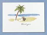 Hortense B. Hewitt Wedding Accessories Paradise Thank You Cards, 50-Pack