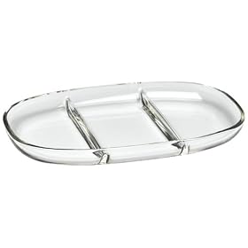 WMF Tavola 3-Section Glass Antipasta Serving Tray