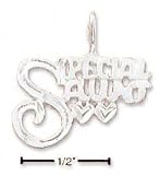 Sterling Silver Special Aunt With Two Hearts Charm