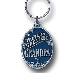 Worlds Greatest Grandpa Pewter Key Chain