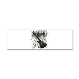 42 x 14 Wall Vinyl Sticker Rock Guitar Music Grunge