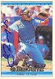Gilberto Reyes, Montreal Expos, 1992 Donruss Autographed Card