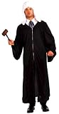 Judge Robe Costume Black Adult
