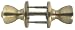 KWIKSET 400T5RCLRCSK3 KWIKSET 400T5RCLRCSK3 LOCK ENTRY TYLO ANTIQUE BRASS (pack of 3)