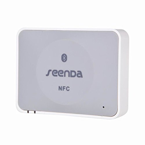 MOGOI(TM) Seenda IBT-08 NFC Desktop Wireless Bluetooth Audio Receiver,White With MOGOI Accessory