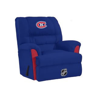 Home Team NHL Montreal Canadiens Big Daddy Recliner