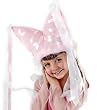 Plush Double Cone Pink Princess Hat