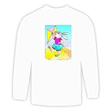 Long Sleeve T-shirt with kid, body, individuals, individual, humans, person, human, persons, people, rabbit
