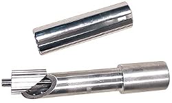 Delta Alloy Stubby Stem Adaptor, 1-1/8" Stem, Quill to 1-1/8 Threadless, Silver