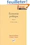 �conomie politique, tome 1, 15e �dition refondue