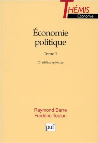 Économie politique, tome 1, 15e édition refondue