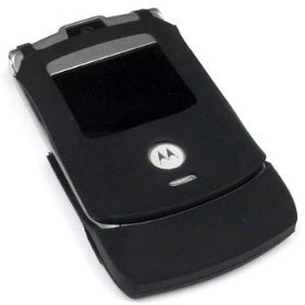 Motorola V3 RAZR Silicone Protective Case (Black) - Image Brand