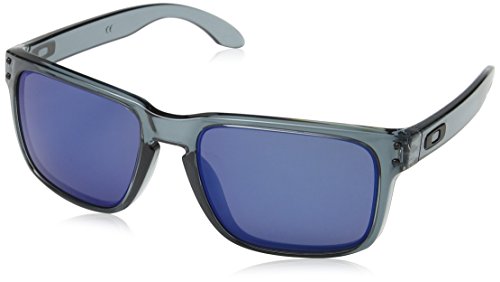 Oakley Holbrook OO9102-47 Iridium Sport Sunglasses,Crystal Black/Ice,55 mm Oakley Holbrook OO9102-47 Iridium Sport Sunglasses,Crystal Black/Ice,55 mm