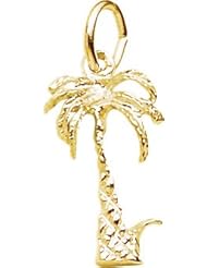 Rembrandt Charms Palm Tree Charm, 10K Yellow Gold