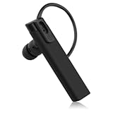 Slim Black Anodized Aluminum Bluetooth Headset with Noise Reduction For Samsung Freeform 3