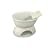 Chasseur Porcelain Chocolate Fondue Set, White, 15 cm